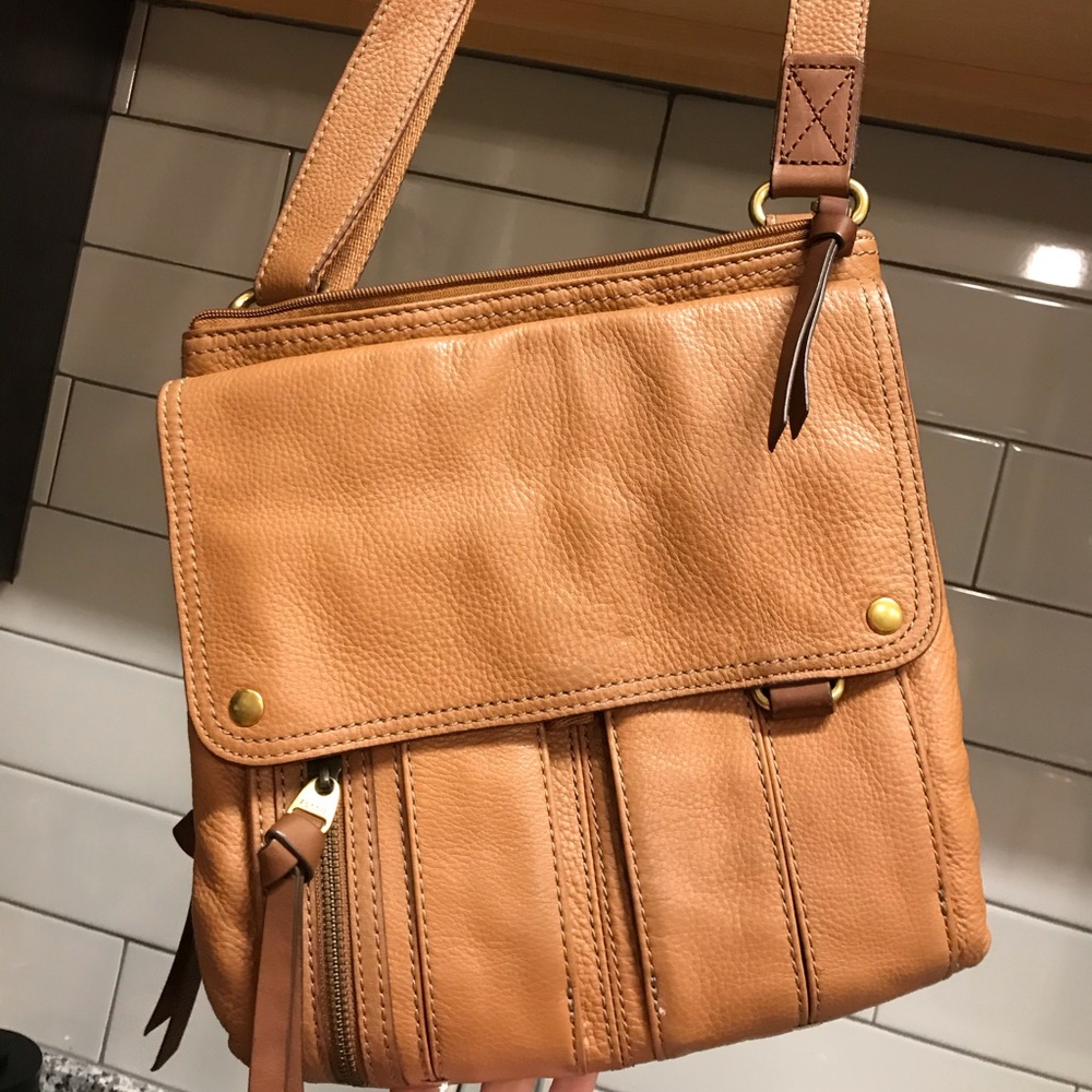 Genuine Fossil shoulder bag (leather)